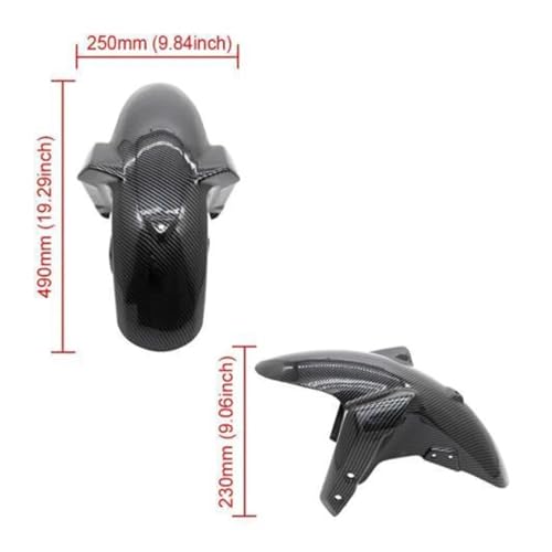 Garde-boue avant moto pour Yamaha MT-09 2014-2020 et FZ09 carénage de protection noir - 2