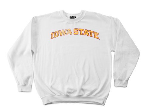 NCAA Iowa State Cyclones 50/50 Blended 8-Ounce Vintage Arch Crewneck Sweatshirt