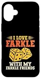 Photo Gallery farkle dice game night game lover legend farkle player custodia per iphone 16 plus Photo Gallery farkle dice game night game lover legend farkle player custodia per iphone 16 plus