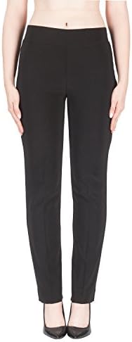 Joseph Ribkoff Black Elastic Waist Pull-On Stretch Pants Style 143105 - Size 2
