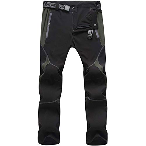 Freiesoldaten de los Hombres Exterior Pantalones de Senderismo Hidrófugo Respirable Secado Rápido Escalada Pantalones de Ciclismo Cover