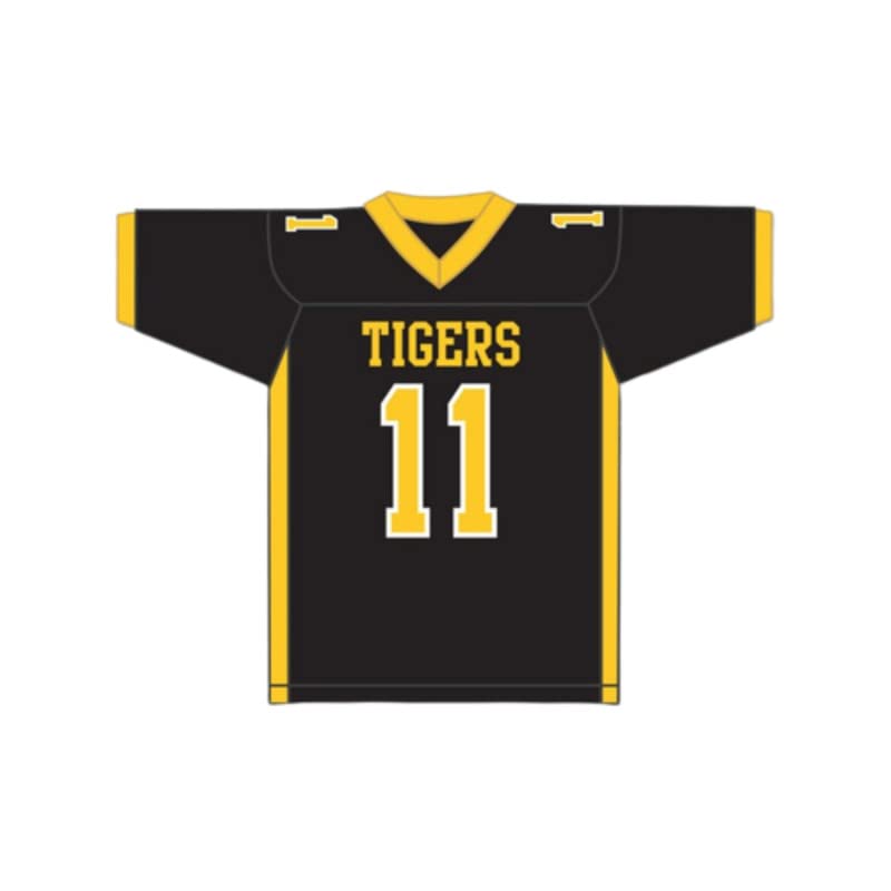T Kelce 11 Cleveland HIGH School Tigers Black Football Jersey Sewn