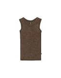 Dilling-Tanktop aus Merinowolle für Babys - Haselnussbraun 80