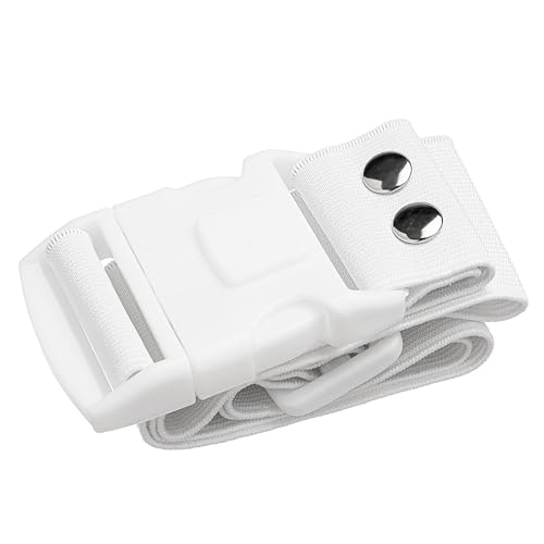 Modefa Ihram Belt - Elastic Unsewn Adjustable Waist Ihram Belt for Men - Hajj Essentials for Men - White3