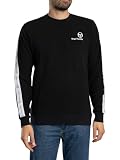 sweat lifestyle sergio tacchini|lifestyle tacchini|retro tacchini|sweat delman tacchini noir|sweat col rond tacchini noir|tacchini hiver 2019