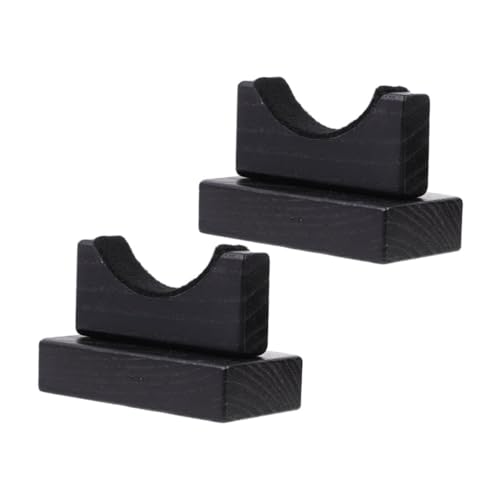 Yardwe 2piezas Expositores Multiusos De Bates Soportes De Madera Organizador De Béisbol Ranuras Para Bates Estándar