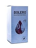  Bolero Bebida Instantánea sin Azúcar con Estevia diferentes sabores Paquete de 12 (Cerezo)