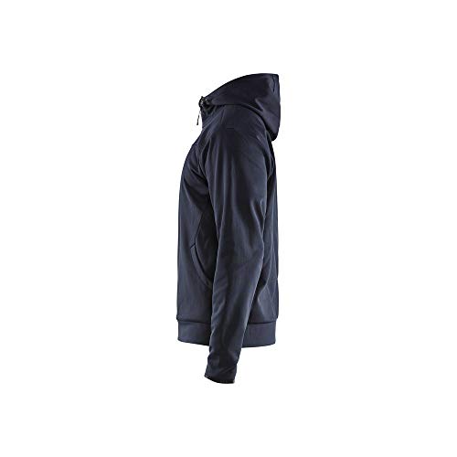 Sudadera con capucha con cremallera Blaklader en color azul marino y negro en talla M 3