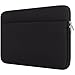 HEDUGO 13-14 Inch Laptop Sleeve Case Compatible with 13 to 14 inches MacBook Air/Pro Notebook Chromebook Portable Laptop Sleeve Bag with Front Pocket Shockproof Padded Computer Pouch Cover, Black
