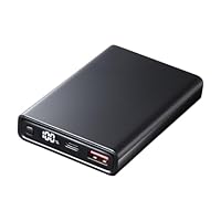 Amazon | サンワサプライ モバイルバッテリー 大容量10000mAh