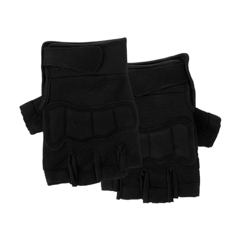 GRIRIW 1 par Guantes de Ciclismo para Adultos Guantes sin Dedos para Actividades al Aire Diseño Antideslizante y Resistente Motocicleta y Entrenamiento Unisex Talla XL