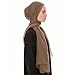 Ayisah Chiffon Hijab Scarf for Women - Taupe Chiffon Hijab Muslim Headscarf - Soft Fashion Scarf Muslim Headscarf Shawl (Taupe)