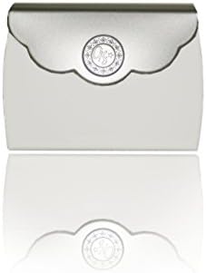 Tri-Fold Envelope Shaped Compact Mirror with 3 Magnifications- White