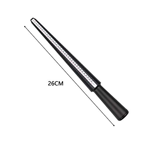 Misurall Ring Mandrel Us Size Ring Sizer Measuring Tool With 2 Pieces Polishing Cloth For Jewelry Sizing Measuring Ring Sizer Stick & Ring Sizer Guage (White) #TOP3