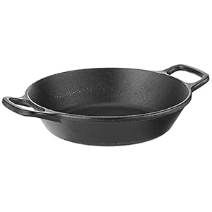 Lodge Cast Iron Round Pan, 8 in, Black