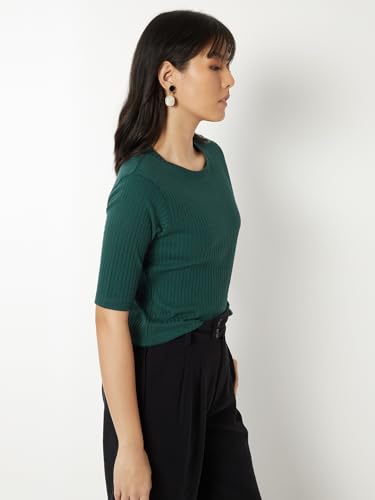 Image of Max Plus Size Women Ribbed T-Shirt