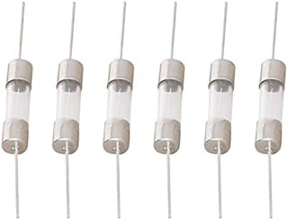 Fielect Glass Tube Fuses Axial with Lead Fast-Blow Fuse 5x20mm 2A 250V for Replacing or Repairing Many Home Electronics 6Pcs (F2A)