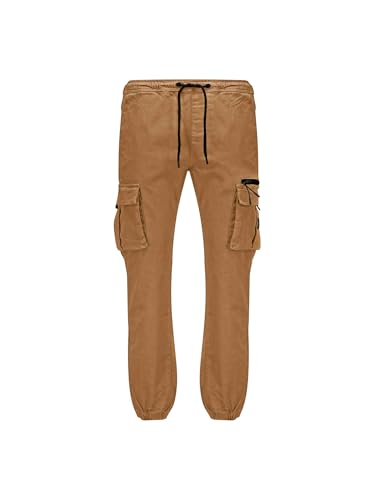 Pantalon cargo Homme MONROE Deeluxe en coton de couleur latte taille L