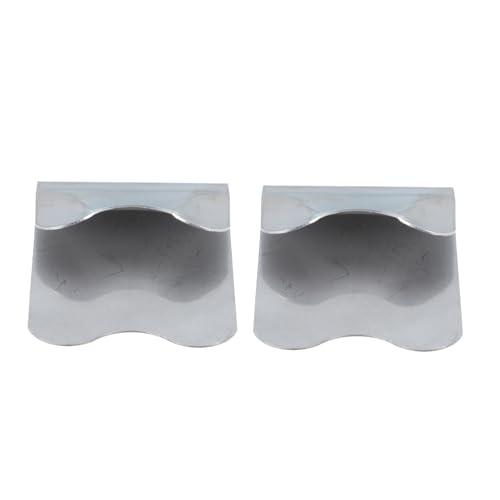 Beaupretty 2pcs Square Stainless Steel French Nail Stencils Nail Art