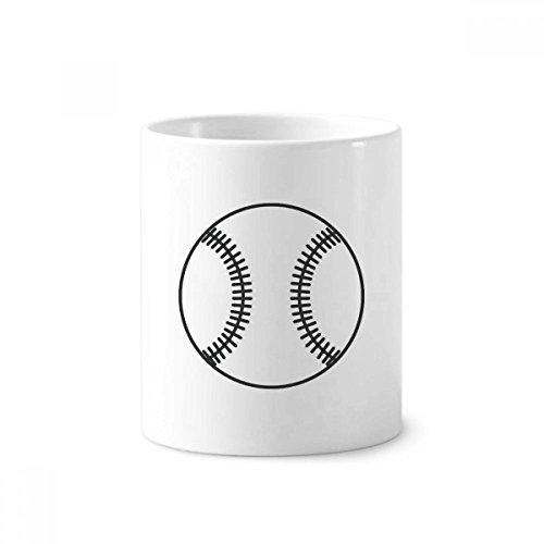 Cadeau baseball tasse en céramique blanche et pot à crayon de sport