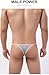 KEACUT Fashionable Men's Thong—Snap Closure, Lightweight and Breathable Fabric, Comfortable High Elastic Waistband 3 Pack(XL)