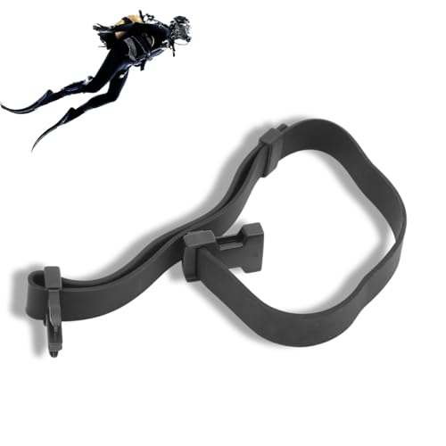 Cyrank Dive Knife Straps, Rubber Knife Straps Diving Snorkeling Belt Replacement Thickened Dive Belt for Snorkeling, Spearfishing, Diving