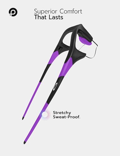 Kit caoutchouc Oakley Half Jacket running et cyclisme violet - 5