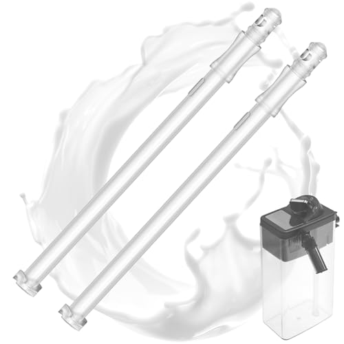 Ancable 2x Milchansaugrohr für DeLonghi ECAM ETAM ESAM Ersatz für 5313232961 Hochwertige 15 7cm Milchschläuche für DeLonghi Kaffeevollautomaten mit LatteCrema System