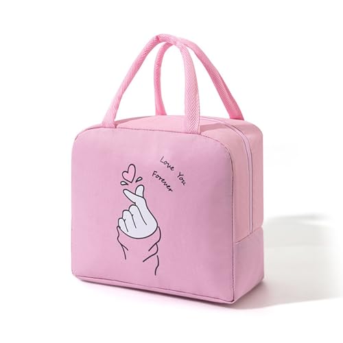 WUWYOUWL Lunch Bag,Cute Carton Insulated Lunch Box,Reusable Lunch Cooler Bags,Waterproof Lunchbag