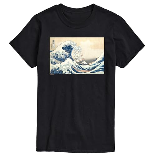 Peanuts - Snoopy Great Wave - Men's Short Sleeve Graphic T-Shirt