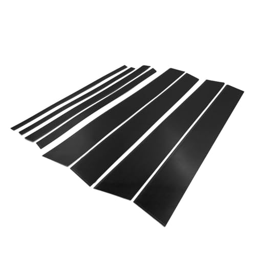 Pegatinas de ajuste de ventana negra con acabado protector para los postes de pilar de Toyota RAV4