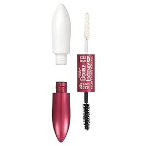 L’Oreal Paris Makeup Double Extend Tubing Mascara, Lengthening 2 Step Mascara, Smudgeproof, Black