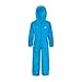 Trespass Babies hooded rain suit waterproof all in one breathable suit button