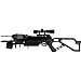 Excalibur Projectile Bow Mag MAX Accurate High-Output CeaseFire Archery Hunting Crossbow - Scope, Scope Rings, 3 Quill Arrows with 100Gr Field Points, 4-Arrow Quiver Included