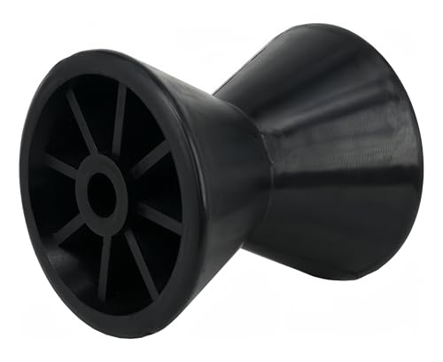MAMDAFAON Boat Trailer Roller Parts–Sturdy Bow Roller and Stop,3Inch / 4Inch Boat Trailer Roller with Spoke Fits 1/2