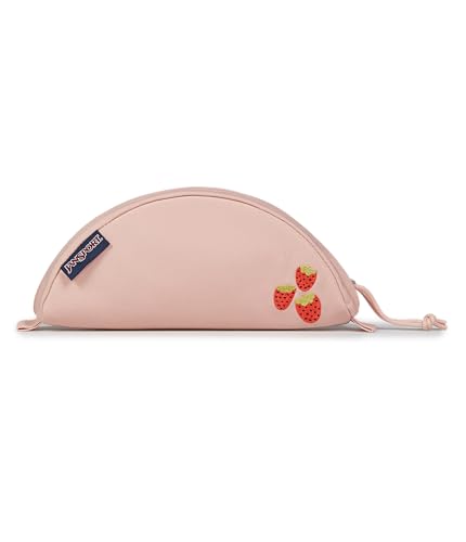 JanSport Luna Blue Compact Minimalist Semicircular Pouch