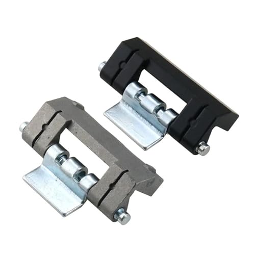 Zinc Alloy Detachable Hinges Industrial Electrical Equipment Machinery Cabinet Doors 1Pcs(Black)