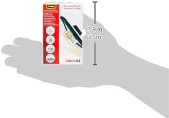Miniatura 2 de Fellowes Bolsas de laminado (2.126 x 3.386 in), acabado brillante, 50 hojas, acabado de 250 micrones (2 x 125 micrones), ideales para fotos