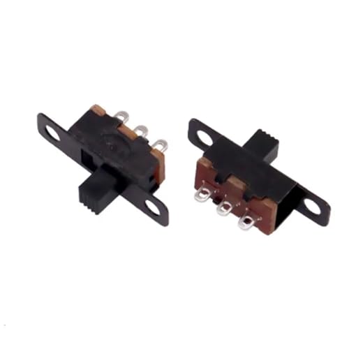 Interruptor SS12F15 de corredera SPDT de 3 pines y palanca de 4mm pack de 5 unidades