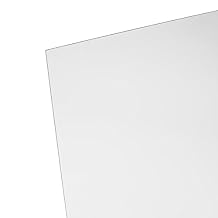 OPTIX Clear Acrylic Plastic Sheet - 0.093 Thickness - 11 in. x 14 in. - 1 Pack - Glass Replacement