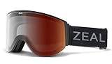 Zeal Optics Beacon - ODT Ski & Snowboard Goggles for Men & Women, OTG Ready - Dark Night w/Auto+ Polarized GB Lens