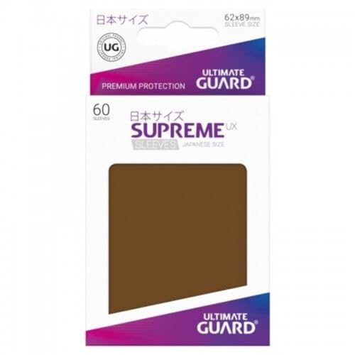 Ultimate Guard Supreme UX Sleeves Tamaño Japonés Marrón (60)