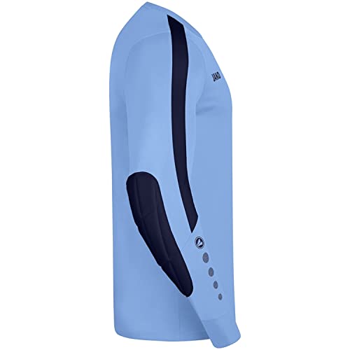 JAKO Herren Torwart-Trikot Power (Langarm), SkyBlue/Marine, S