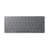 Lenovo Multi-Device Wireless Bluetooth Keyboard, Connect Up to 3 Devices Simultaneously, Compatible with iOS, Android, Windows, Slim Profile, Rechargeable, 60-Hour Battery Life, Iron Grey