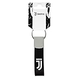 FC Juventus Schlüsselanhänger aus Metall und Gummi, offizielles Produkt