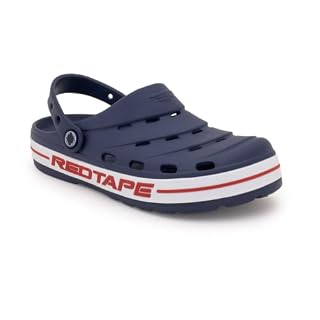 Red Tape Clogs for Men in Navy | EVA Pool Clogs