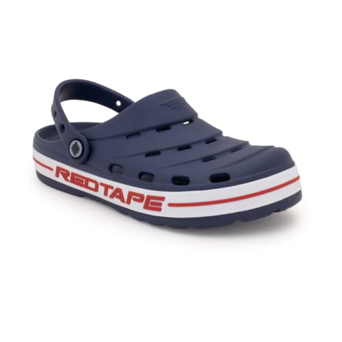 Image of Red Tape Slider Clogs for Men for Everyday Comfort| Casual Pool Sliders.