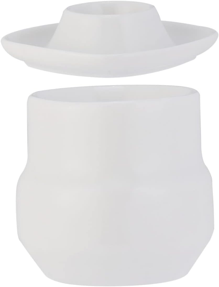 2pcs Ceramic Cups Tray Modern Design for Soft Boiled Eggs Easy to Clean for Breakfast Entertaining Stable Holder for Kitchen Use
