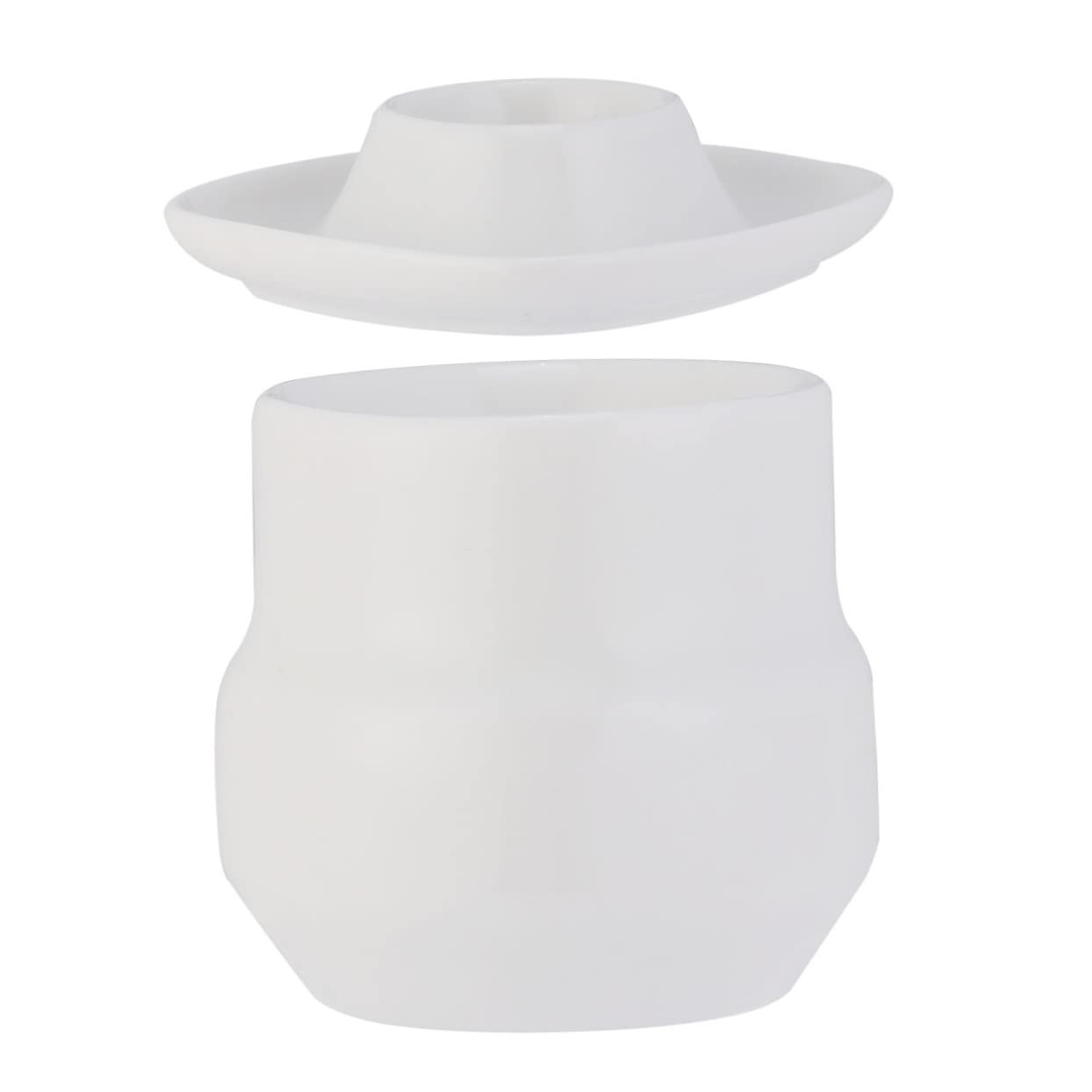 OKUMEYR 2pcs Ceramic Egg Tray Egg Cup Egg Rack for Home Breakfast Egg Holder Creative Egg Tray Elegant Design