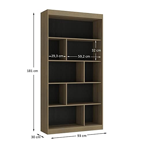 Estante Livreiro Chico Avelã e Onix